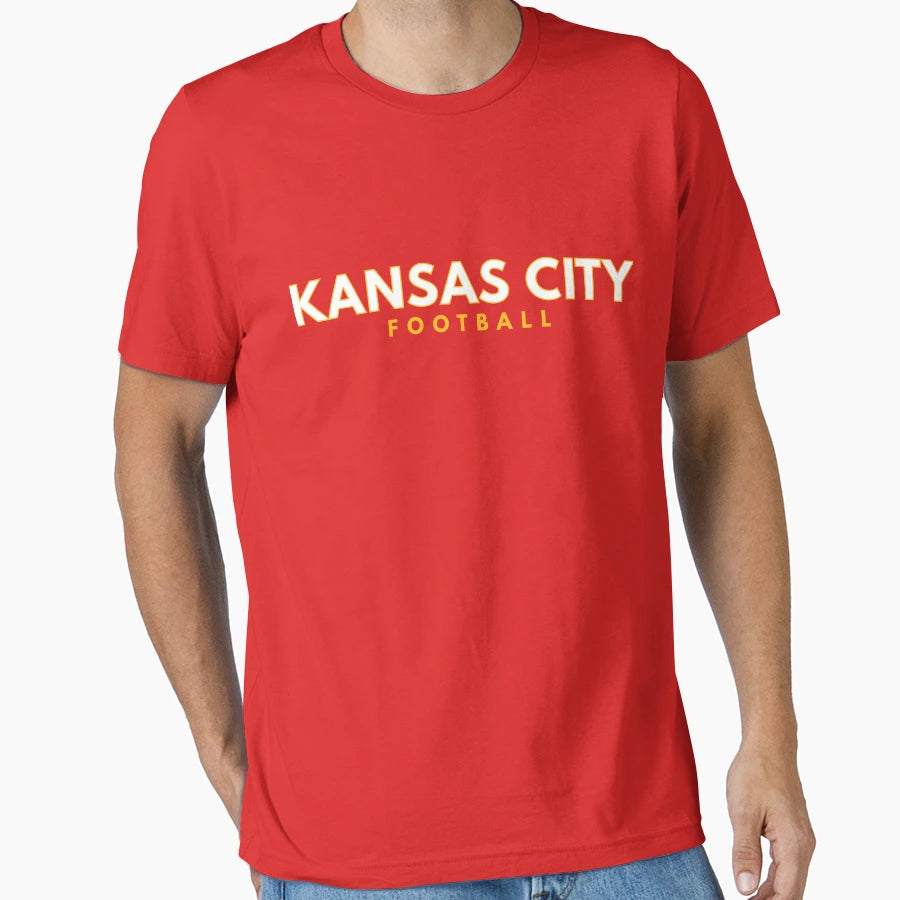 Kansas City Football T-Shirt - Minimalist Print for Adults - T-Shirt, Sweatshirt, Hoodie