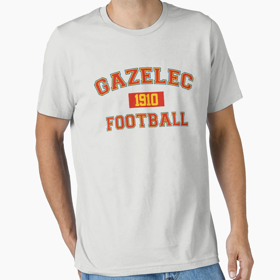Gazelec Football Athletic College 1 T-Shirt - Novelty Apparel for Adults - T-Shirt, Sweatshirt, Hoodie