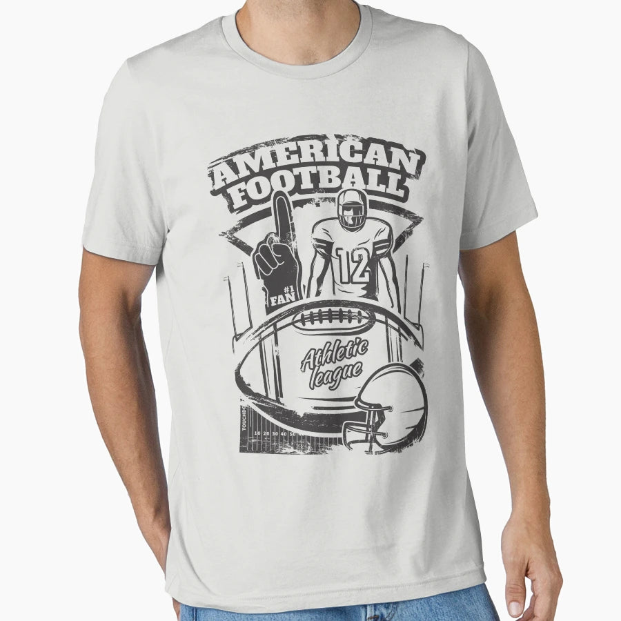 American Football T-Shirt - Aesthetic Graphic Unisex - T-Shirt, Sweatshirt, Hoodie