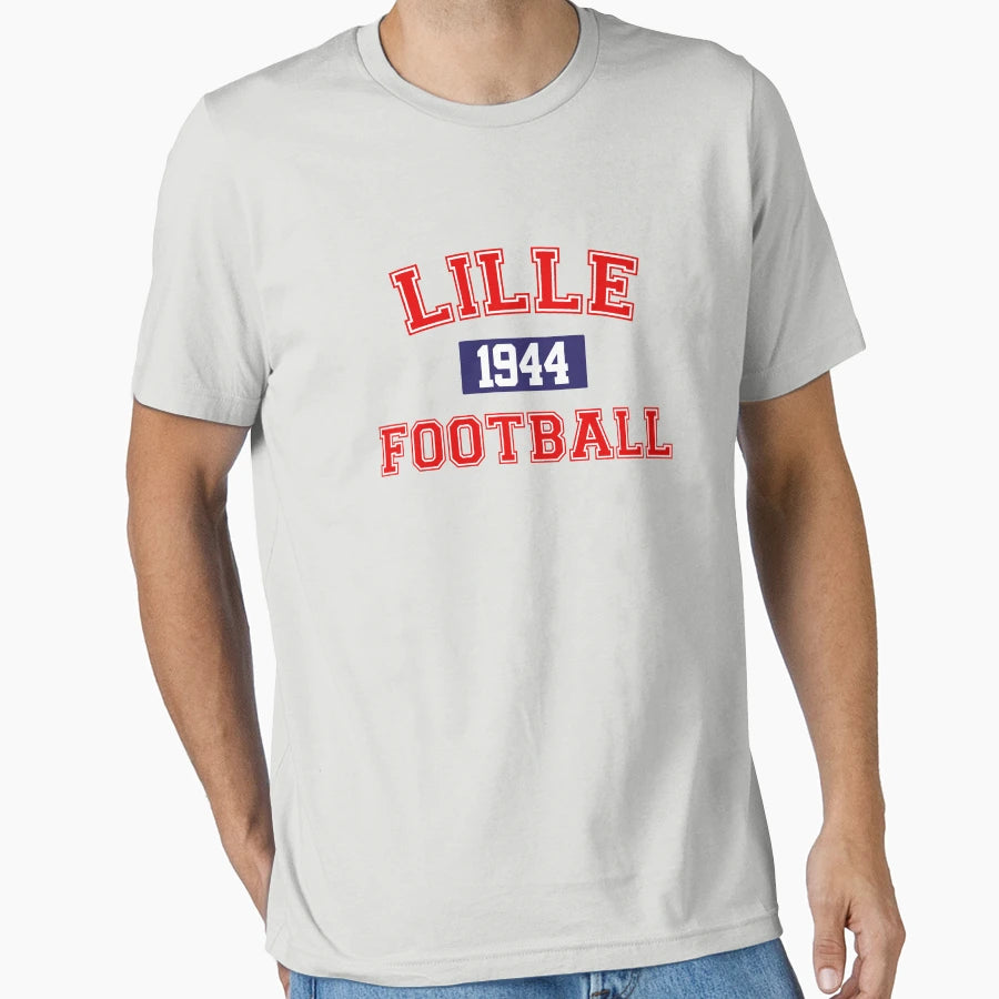 Lille Football Athletic College 1 Gray T-Shirt - Novelty Apparel Unisex - T-Shirt, Sweatshirt, Hoodie