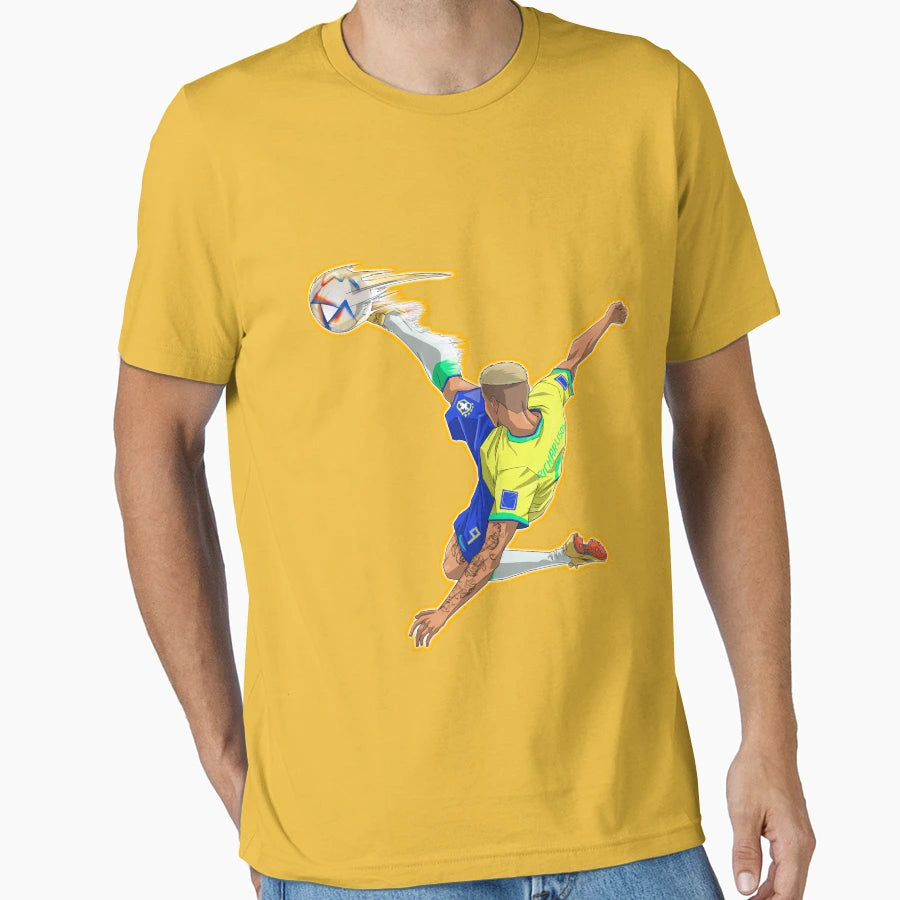 Richarlison Anime Goal T-Shirt - Aesthetic Graphic Unisex - T-Shirt, Sweatshirt, Hoodie