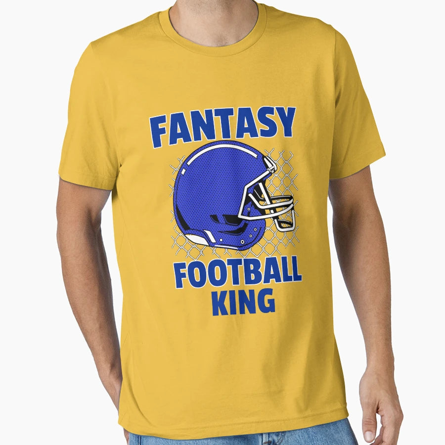 Fantasy Football King T-Shirt - Fun Novelty Design for Adults - T-Shirt, Sweatshirt, Hoodie