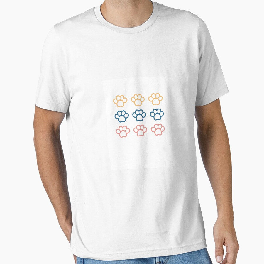 Cute puppy prints by stor or - Adult & Kids T-Shirts, Sweatshirts & Hoodies apparel design preview 1