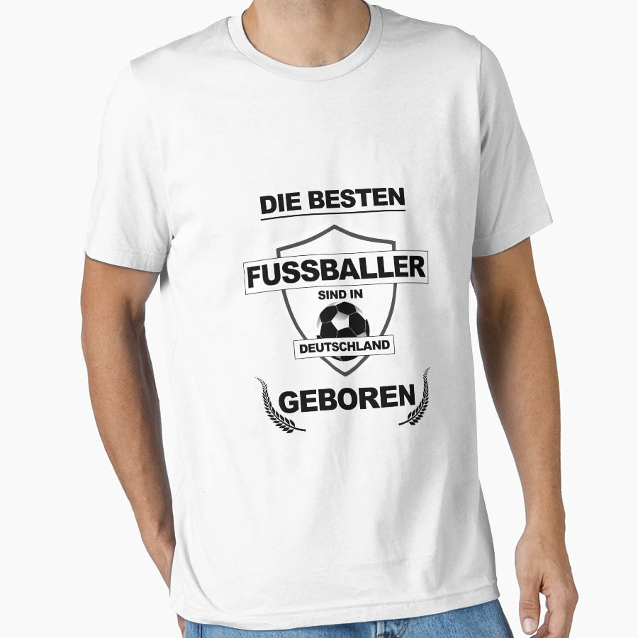Footballer From Germany T-Shirt - Custom Art Print Unisex - T-Shirt, Sweatshirt, Hoodie