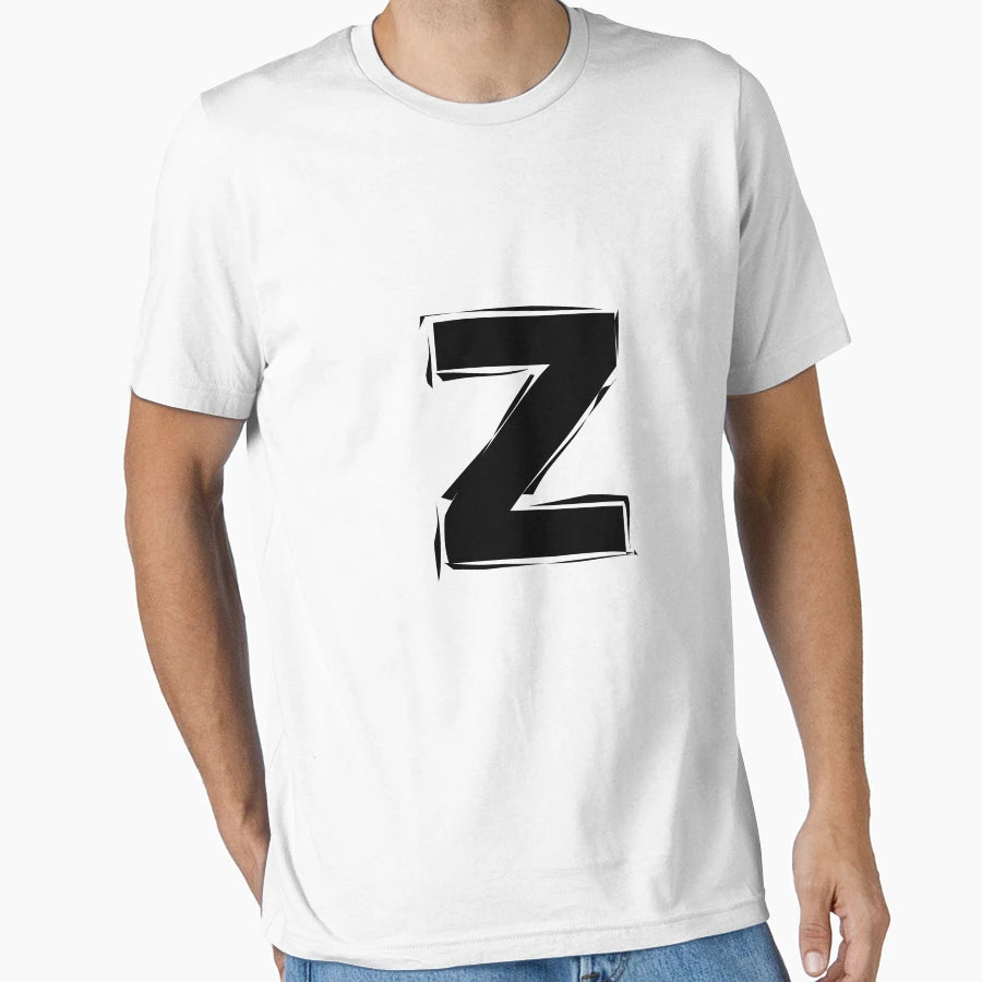 Letter Z Costume Vantage T-Shirt - Novelty Apparel for Adults - T-Shirt, Sweatshirt, Hoodie