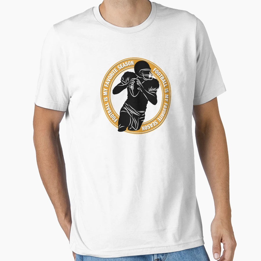 Football Is My Favorite Season Word T-Shirt - Trendy Graphic Men Women - T-Shirt, Sweatshirt, Hoodie
