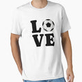 Love Soccer T-Shirt - Fun Novelty Design Men Women - T-Shirt, Sweatshirt, Hoodie