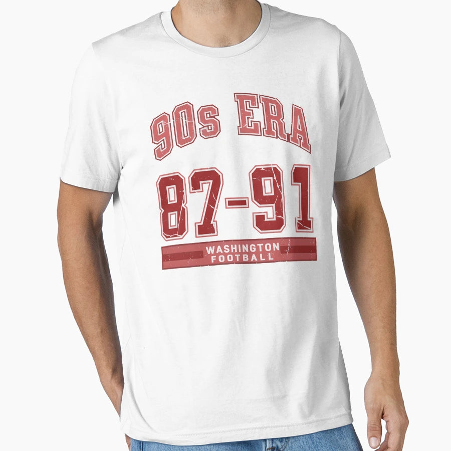 Washington Football 80S 90S Era T-Shirt - Streetwear Style Men Women - T-Shirt, Sweatshirt, Hoodie