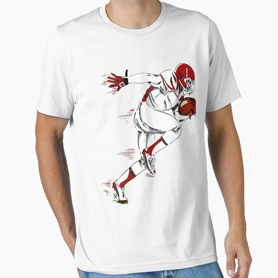 American Football Player T-Shirt - Streetwear Style Men Women - T-Shirt, Sweatshirt, Hoodie