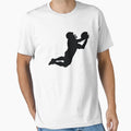 Football Player Action Silhouette T-Shirt - Custom Art Print Unisex - T-Shirt, Sweatshirt, Hoodie