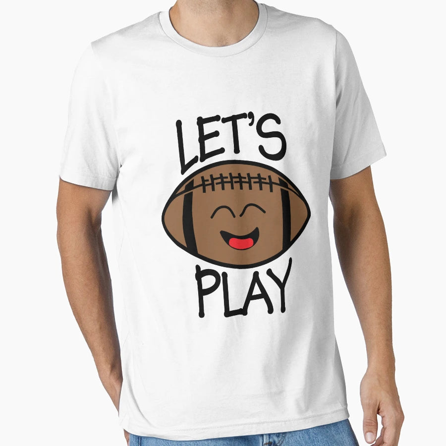 Play Football Play T-Shirt - Aesthetic Graphic Men Women - T-Shirt, Sweatshirt, Hoodie