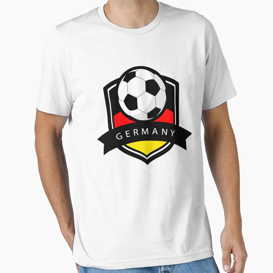 Soccer Flag Germany T-Shirt - Fun Novelty Design Unisex - T-Shirt, Sweatshirt, Hoodie