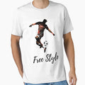 Freestyle Football T-Shirt - Minimalist Print for Adults - T-Shirt, Sweatshirt, Hoodie