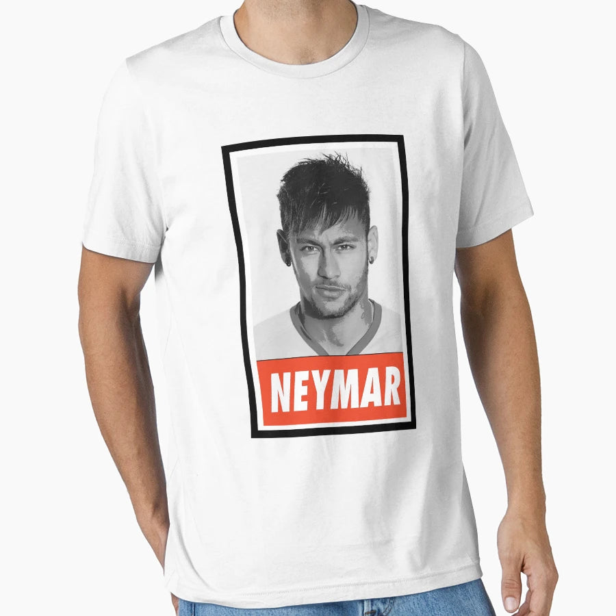 Football Neymar T-Shirt - Minimalist Print Men Women - T-Shirt, Sweatshirt, Hoodie