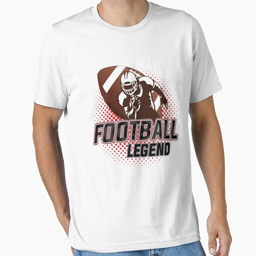 American Football Player Footballer T-Shirt - Aesthetic Graphic for Adults - T-Shirt, Sweatshirt, Hoodie