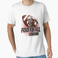 American Football Player Footballer T-Shirt - Aesthetic Graphic for Adults - T-Shirt, Sweatshirt, Hoodie