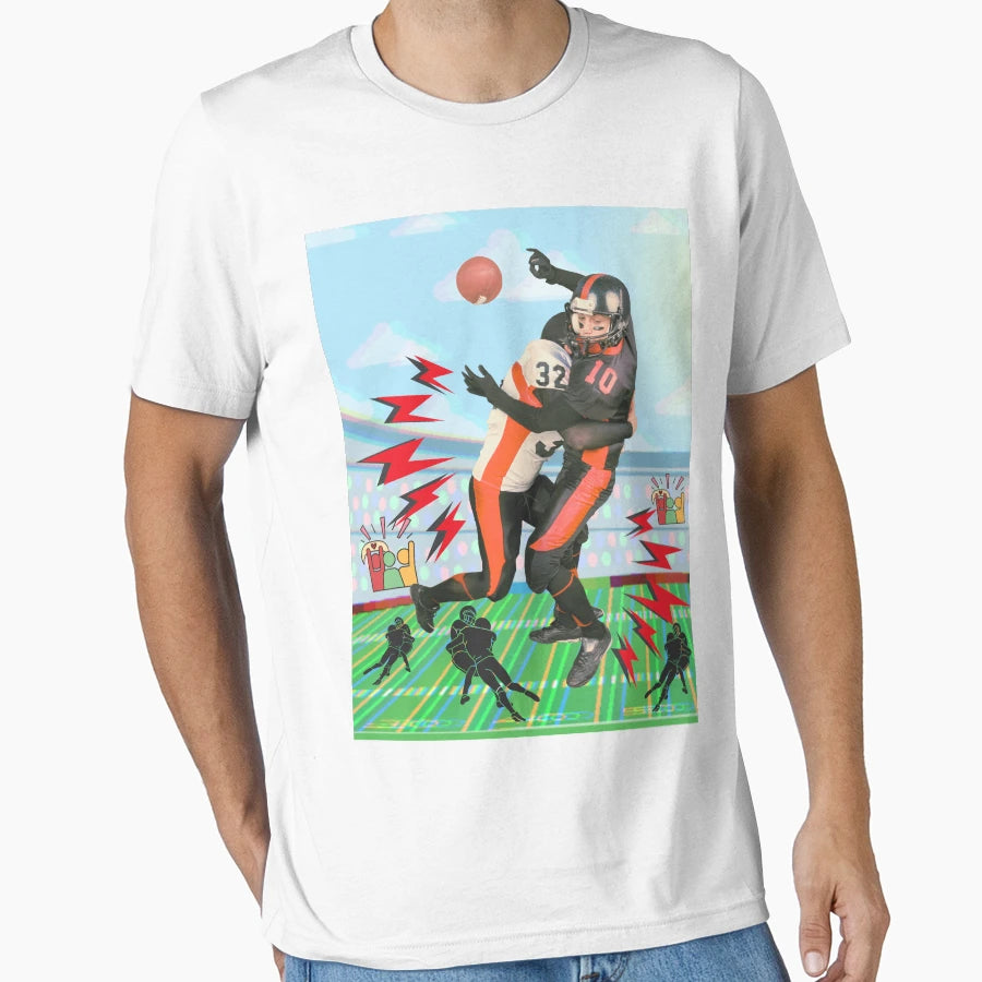Football Tackle T-Shirt - Custom Art Print Unisex - T-Shirt, Sweatshirt, Hoodie