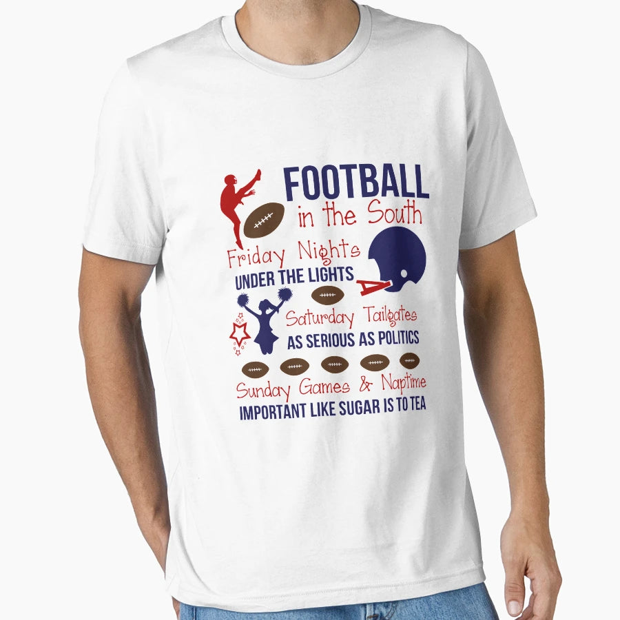 Football South T-Shirt - Aesthetic Graphic Unisex - T-Shirt, Sweatshirt, Hoodie