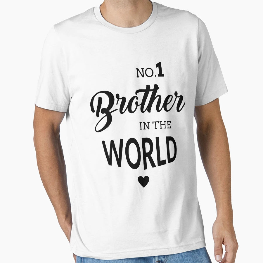 No1 Brother World T-Shirt - Fun Novelty Design Unisex - T-Shirt, Sweatshirt, Hoodie