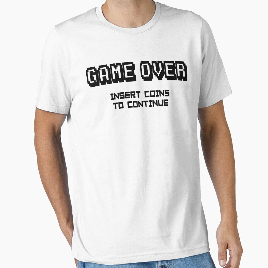 GAMING GAME OVER by ShirtWreck - Adult & Kids T-Shirts, Sweatshirts & Hoodies apparel design preview 1