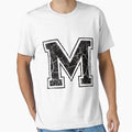 M Letter T-Shirt - Fun Novelty Design Unisex - T-Shirt, Sweatshirt, Hoodie