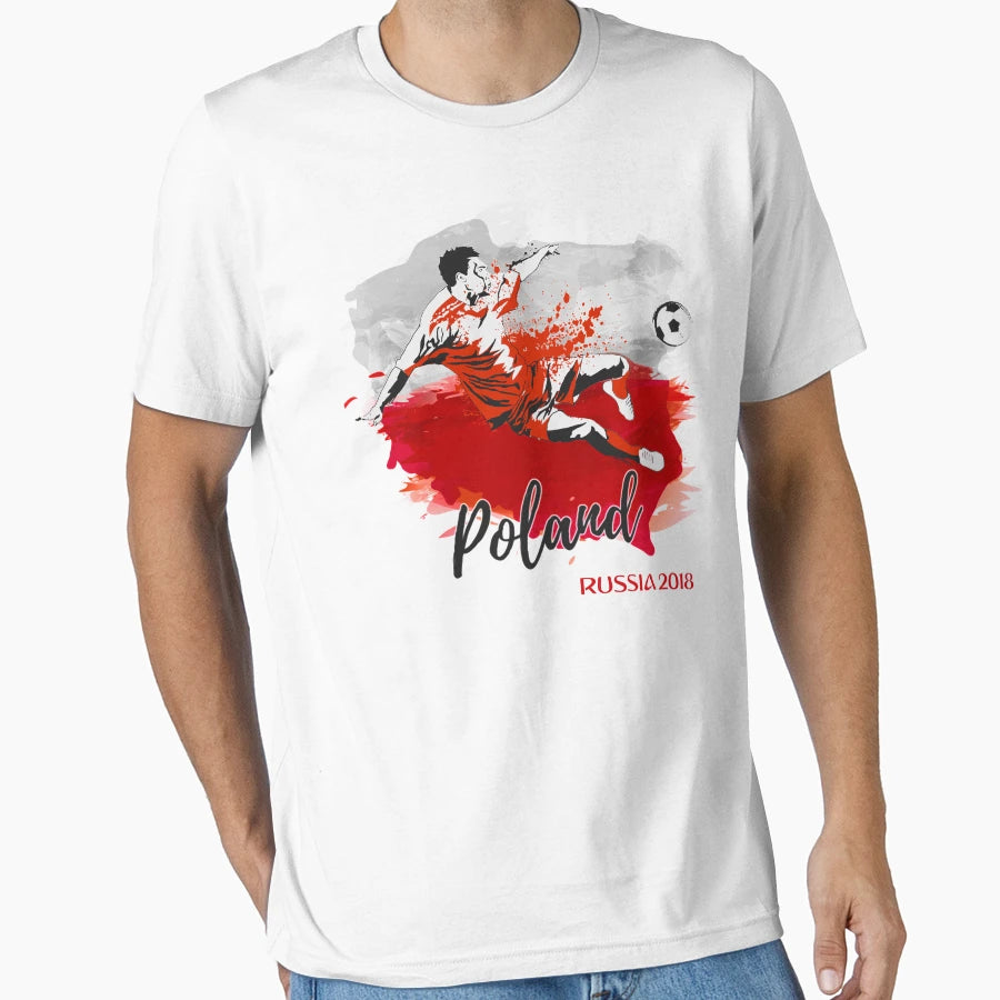 Football Soccer World Cup 2018 Poland T-Shirt - Streetwear Style Men Women - T-Shirt, Sweatshirt, Hoodie