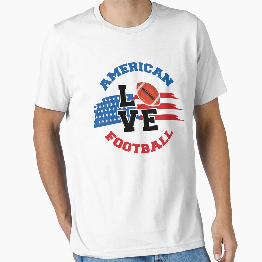 American Football T-Shirt - Aesthetic Graphic for Adults - T-Shirt, Sweatshirt, Hoodie