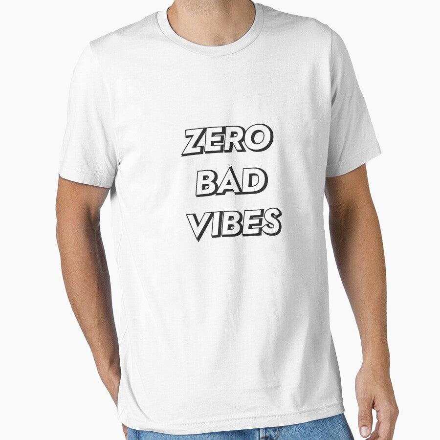 Zero Bad Vibes by Essenti4lgoods - Adult & Kids T-Shirts, Sweatshirts & Hoodies apparel design preview 1