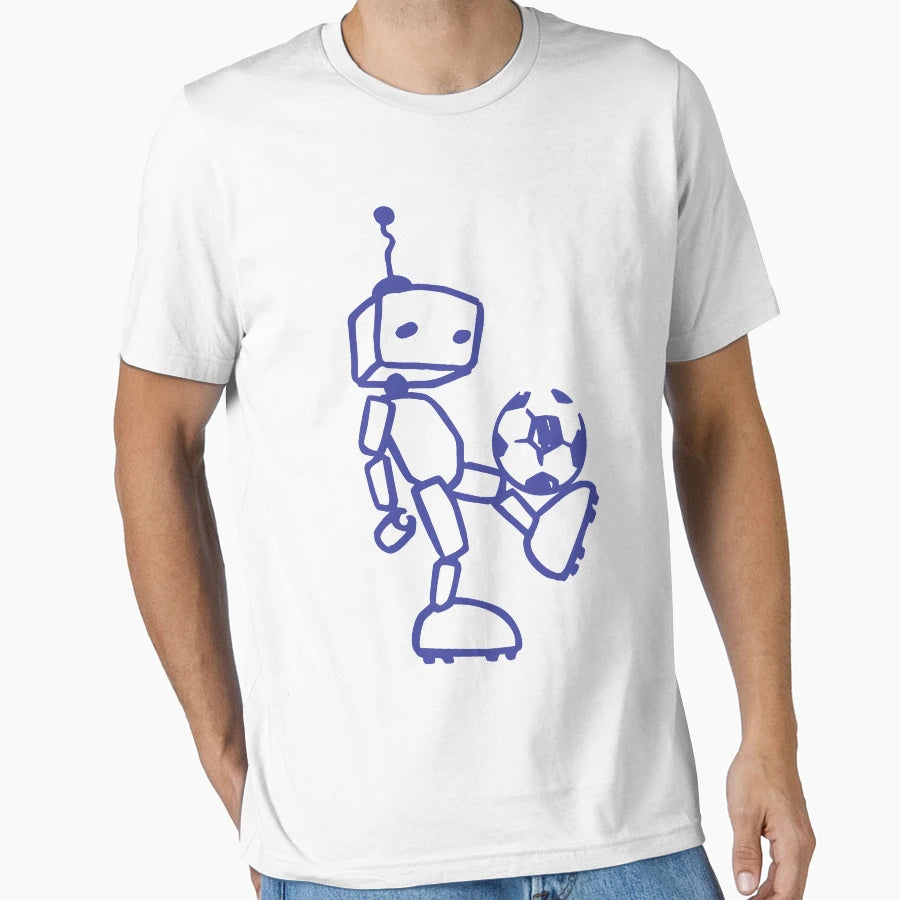 Robot Soccer T-Shirt - Trendy Graphic for Adults - T-Shirt, Sweatshirt, Hoodie