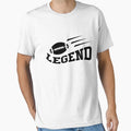 Football Legend Black T-Shirt - Graphic Print for Adults - T-Shirt, Sweatshirt, Hoodie