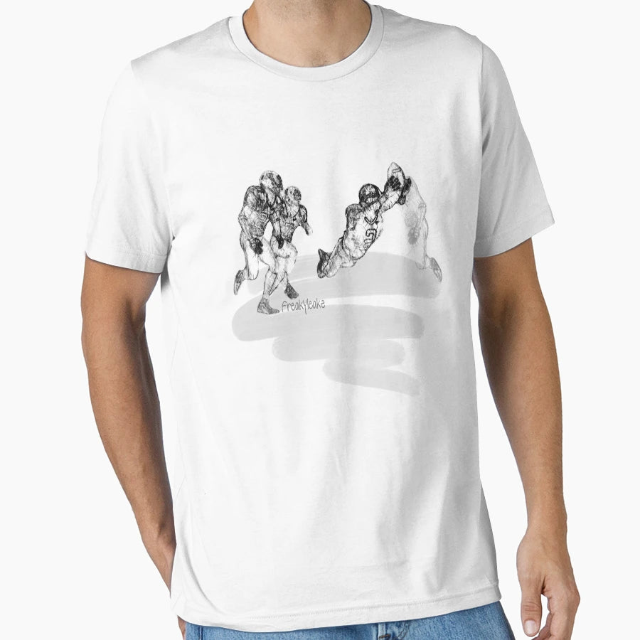 American Football Players T-Shirt - Unique Graphic for Adults - T-Shirt, Sweatshirt, Hoodie