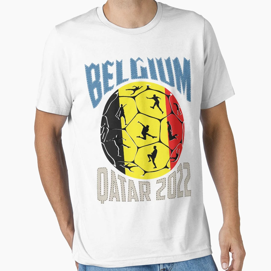 Belgium World Cup Qatar 2022 T-Shirt - Fun Novelty Design for Adults - T-Shirt, Sweatshirt, Hoodie