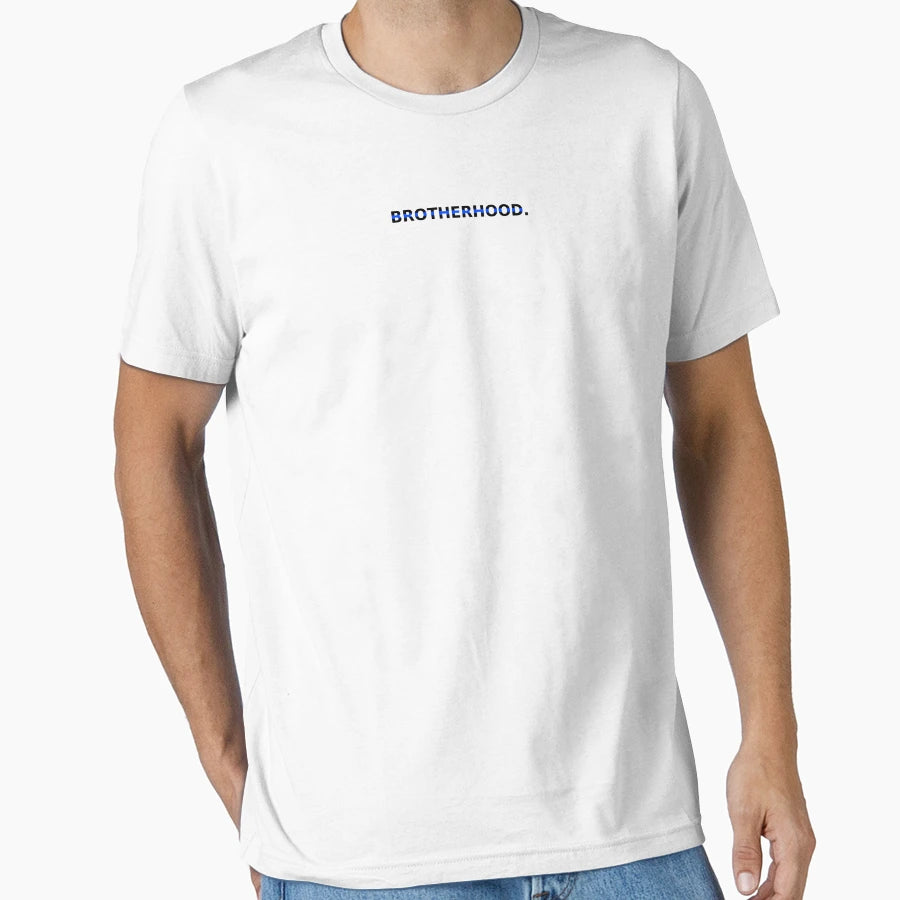 Brotherhood Mini Thin Blue Line T-Shirt - Fun Novelty Design Men Women - T-Shirt, Sweatshirt, Hoodie
