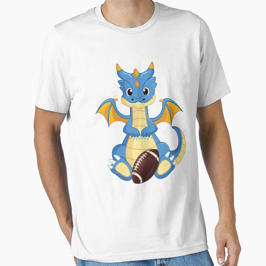 Dragon Playing Rugby Funny Good T-Shirt - Streetwear Style Men Women - T-Shirt, Sweatshirt, Hoodie