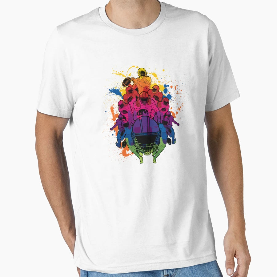 Football Art T-Shirt - Custom Art Print Men Women - T-Shirt, Sweatshirt, Hoodie