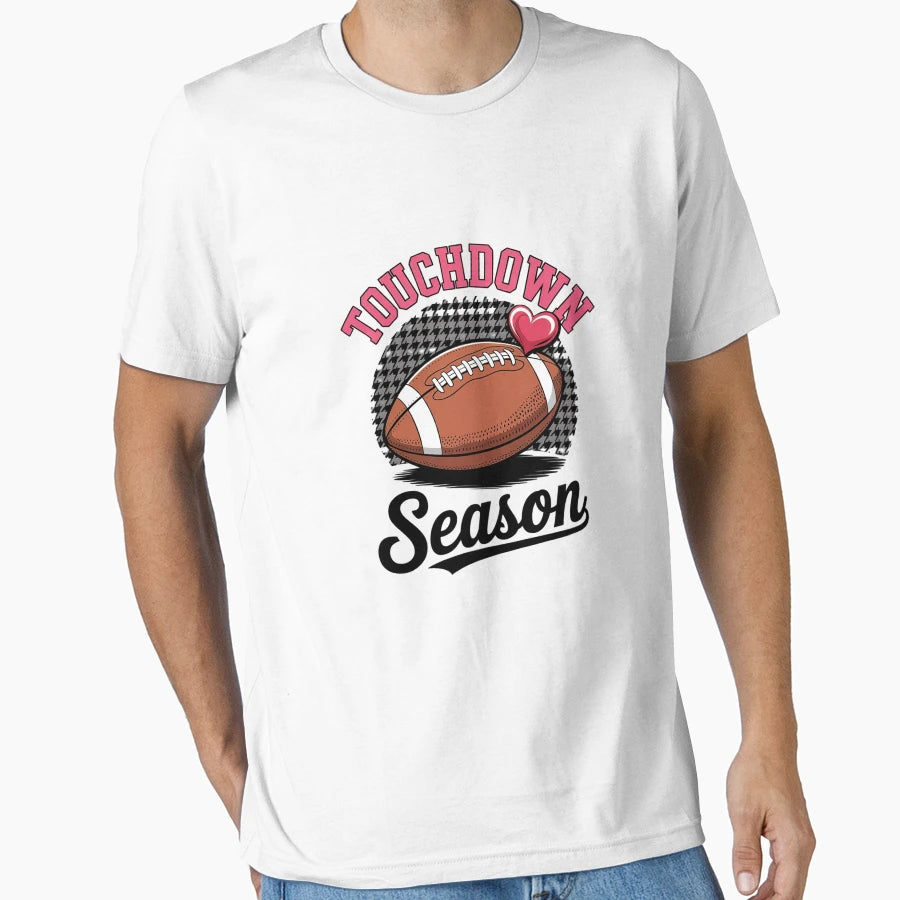 Womens Gameday Touchdown Season T-Shirt - Fun Novelty Design for Adults - T-Shirt, Sweatshirt, Hoodie