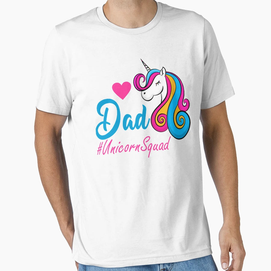 Unicorn Squad Dad Family T-Shirt - Streetwear Style Men Women - T-Shirt, Sweatshirt, Hoodie