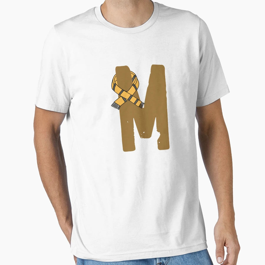 M Letter Magic School Team Badger T-Shirt - Unique Graphic for Adults - T-Shirt, Sweatshirt, Hoodie