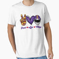 Peace Love Vikings Football Team T-Shirt - Streetwear Style Unisex - T-Shirt, Sweatshirt, Hoodie