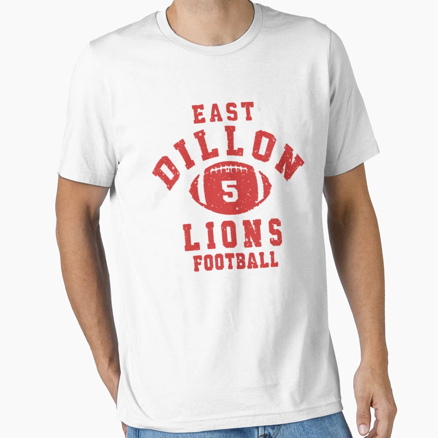 East Dillon Lions Football Jersey T-Shirt - Fun Novelty Design for Adults - T-Shirt, Sweatshirt, Hoodie