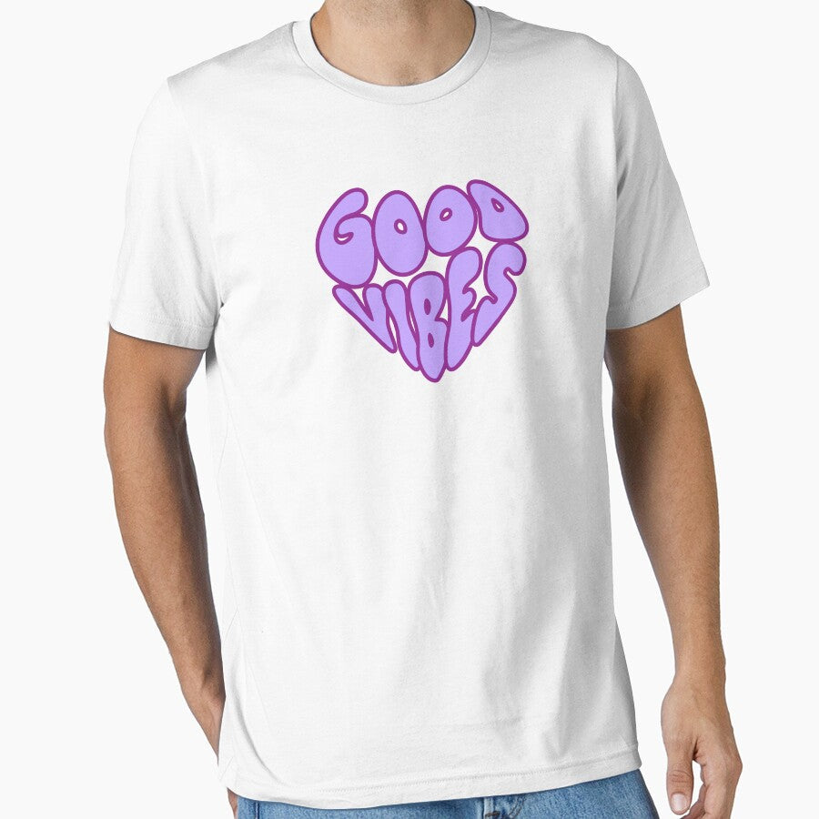 Good Vibes Sunshine Soul Hippie Groovy Quote with - Adult & Kids T-Shirts, Sweatshirts & Hoodies apparel design preview 1