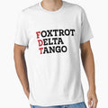 Foxtrot Delta Tango Bold Military-Style Typography - Adult & Kids T-Shirts, Sweatshirts & Hoodies apparel design preview 1
