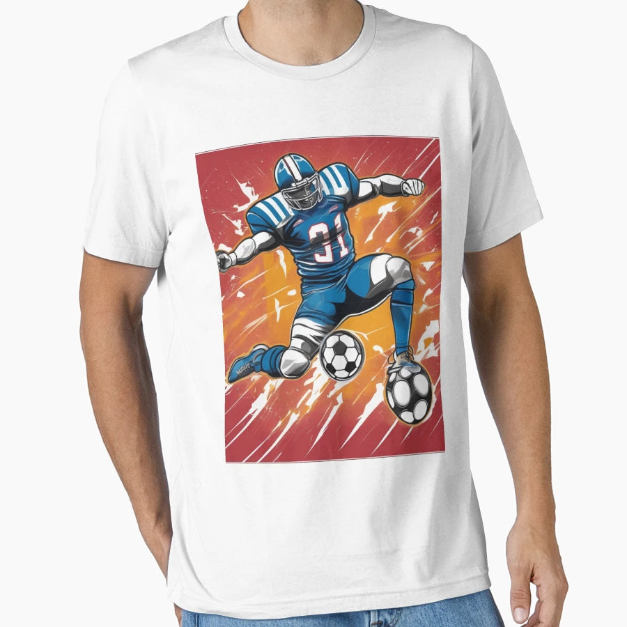 Football Champ T-Shirt - Aesthetic Graphic for Adults - T-Shirt, Sweatshirt, Hoodie