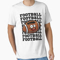 Funny Kawaii Football T-Shirt - Trendy Graphic Unisex - T-Shirt, Sweatshirt, Hoodie