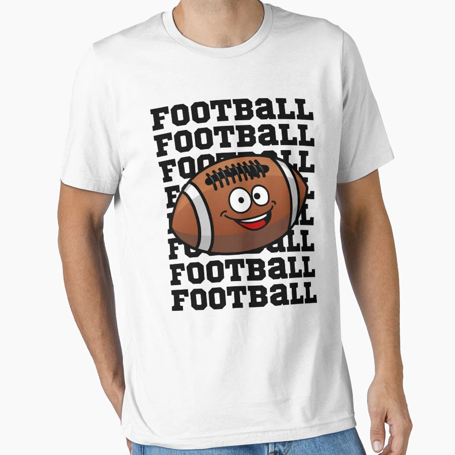 Funny Kawaii Football T-Shirt - Trendy Graphic Unisex - T-Shirt, Sweatshirt, Hoodie