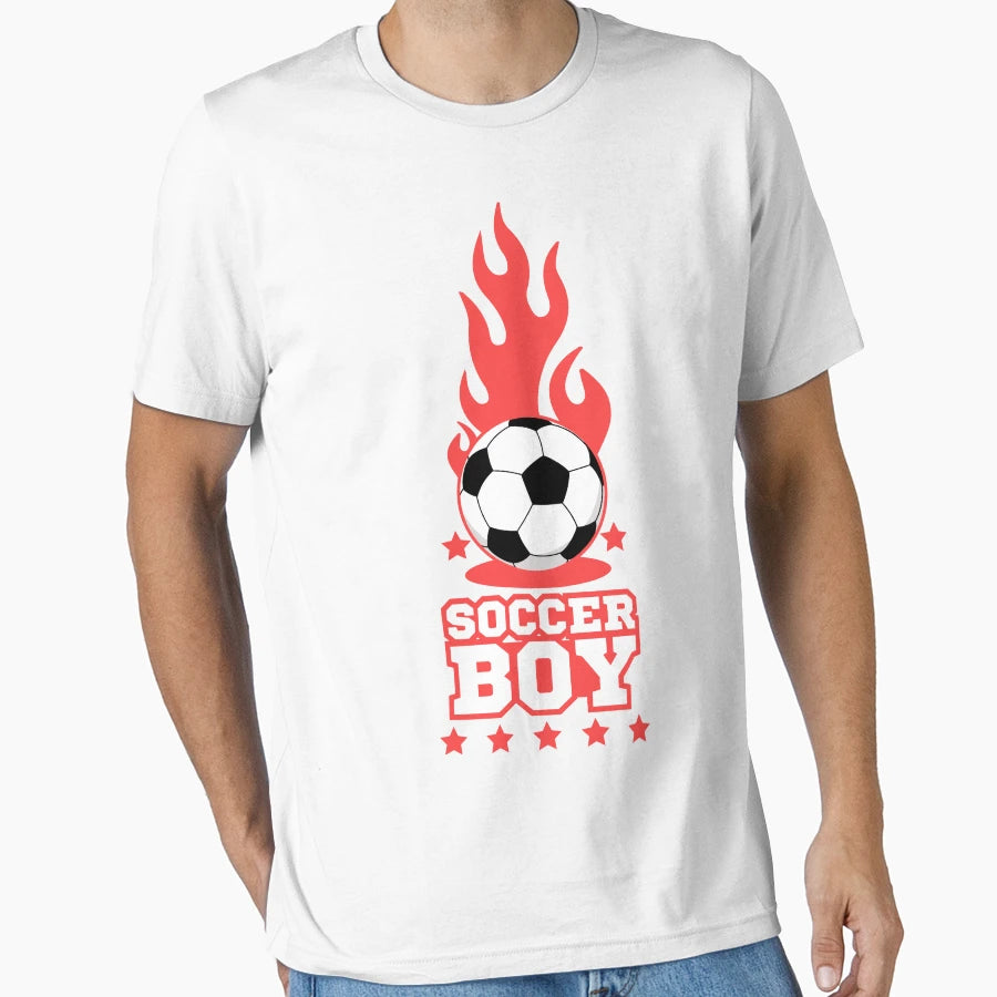 Soccer White Soccer Players T-Shirt - Trendy Graphic for Adults - T-Shirt, Sweatshirt, Hoodie