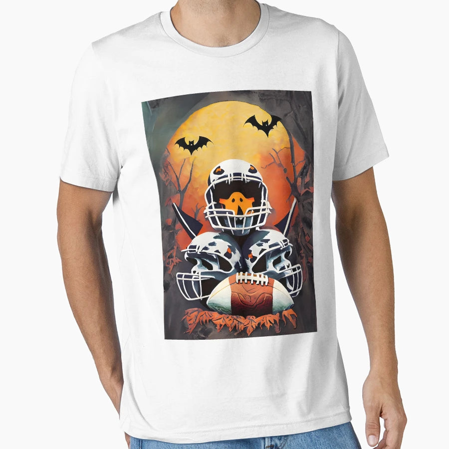 Gridiron Ghouls Halloweens Touchdown T-Shirt - Fun Novelty Design Men Women - T-Shirt, Sweatshirt, Hoodie