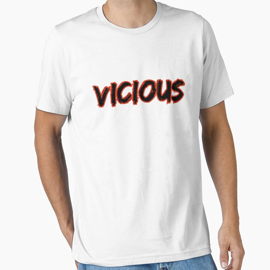 Vicious Typography Bold Text by LMoonDesigns - Adult & Kids T-Shirts, Sweatshirts & Hoodies apparel design preview 1