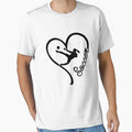 Soccer Heart T-Shirt - Graphic Print Unisex - T-Shirt, Sweatshirt, Hoodie