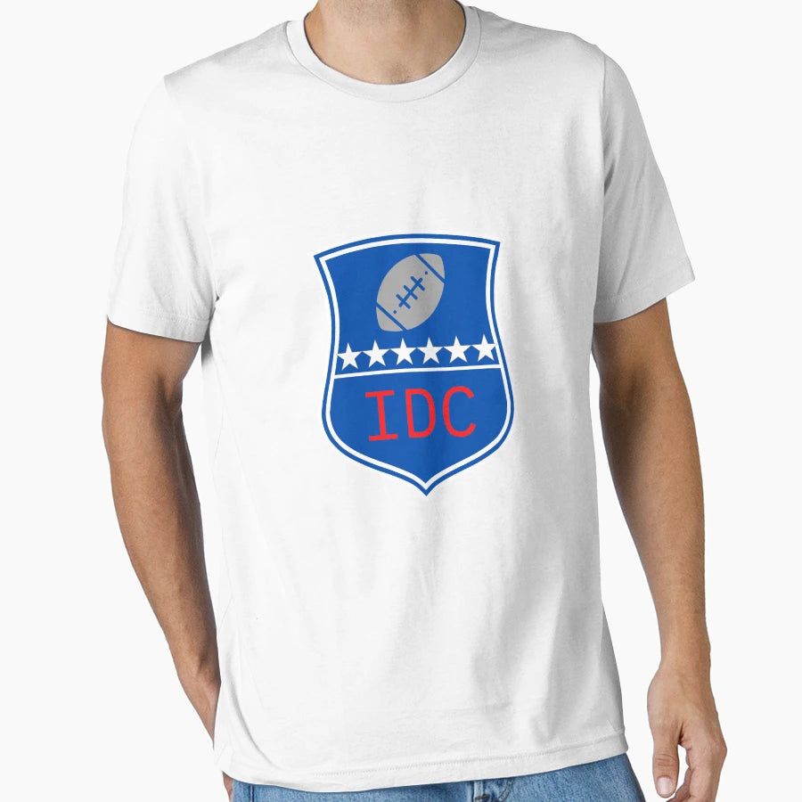 Funny Idc I Dont Care Football Team T-Shirt - Casual Everyday Wear Unisex - T-Shirt, Sweatshirt, Hoodie
